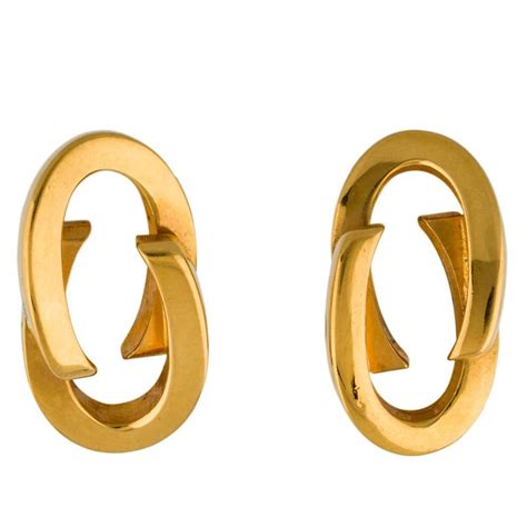 dangle gucci earrings|interlocking Gucci earrings.